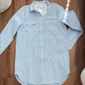 Vineyard Vines Stripe Harbor Shirt Coverup